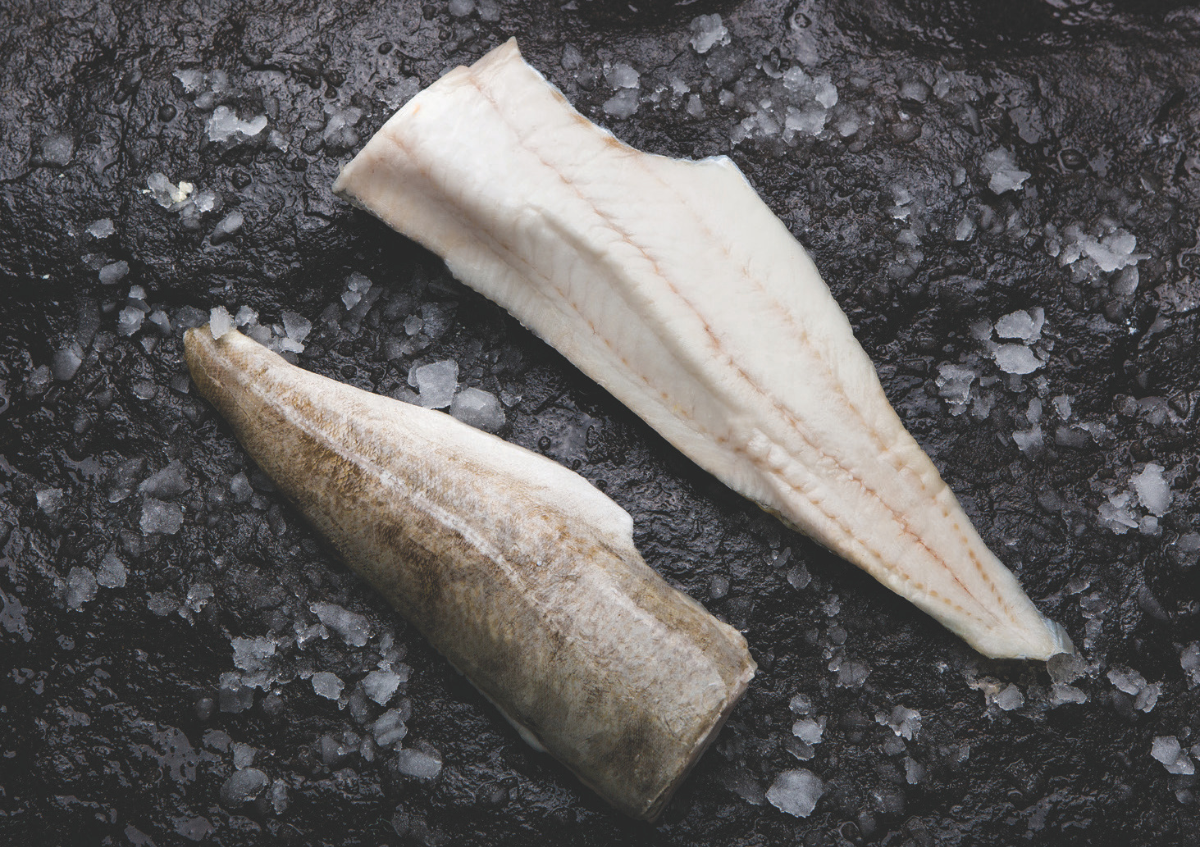 Dorsz atlantycki filet ze skórą 1kg